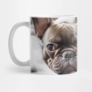 English Bulldog Cat Pet Animal Beauty Warm Cuddle Caring Mug